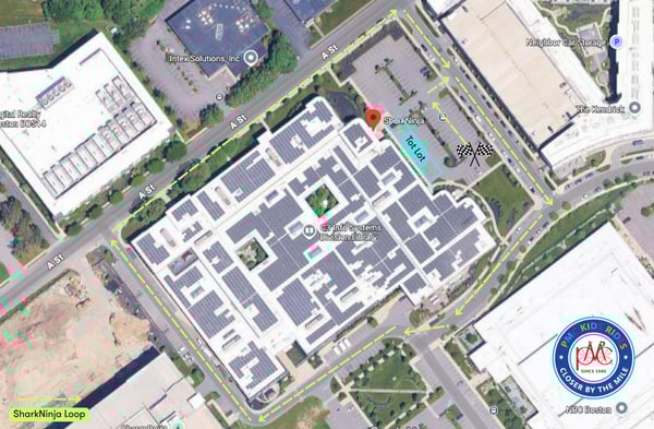 Newton Needham PMC Kids Ride SharkNinja Route Map Map